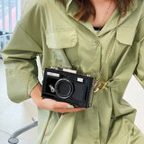 Camera Shape Clutch Retro Shoulder Bag Mini Messenger Bag Purse