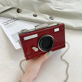Camera Shape Clutch Retro Shoulder Bag Mini Messenger Bag Purse