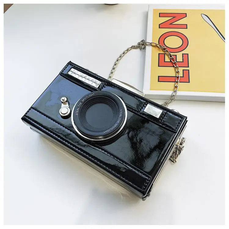 Camera Shape Clutch Retro Shoulder Bag Mini Messenger Bag Purse
