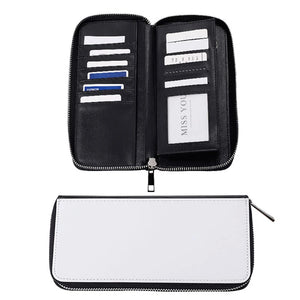 Customized Photo Zipper Clutch Wallet for Women