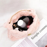 Fluffy Fur Women's Crossbody Bag Lambs Wool Winter Handbag