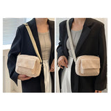 Plush Fabric Women's Crossbody Bag Fluffy Fur Winter Handbag