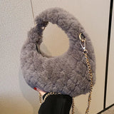 Winter Rhombus Chain Crossbody Bag Matching Shoulder Bag