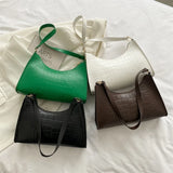 Croc Pattern Women's Shoulder Bag