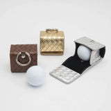 Golf Ball Waist Bag Lightweight Leather Square Waist Pack Storage Case