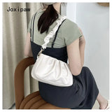 Pleated Handbag Crossbody Bag Large Capacity for Women