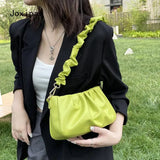 Pleated Handbag Crossbody Bag Large Capacity for Women