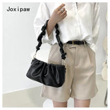 Pleated Handbag Crossbody Bag Large Capacity for Women