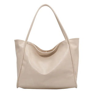 Vintage Large Capacity Shoulder Bag for Women, Casual Tote Handbag