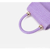 Crocodile Pattern Shoulder Bag Messenger Handbag