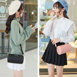 Retro PU Leather Shoulder Bag Crossbody Messenger Bag