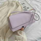 Retro Underarm Bag PU Leather Wallet for Lipstick Makeup Phone