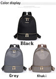 Vintage Oxford Cloth Rivet Women Backpack