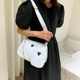 Retro Women Crossbody Bags Crescent Chain Shoulder Bags