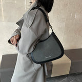 Vintage Women Phone Armpit Bag Brown Handbag