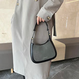 Vintage Women Phone Armpit Bag Brown Handbag