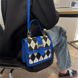 Rhombus Stitching Handbags Spring Shoulder Bag Retro Messenger Small Square Bag