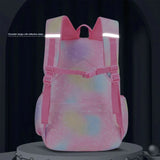 Colorful School Backpack for Girls Waterproof Grade 3 Years