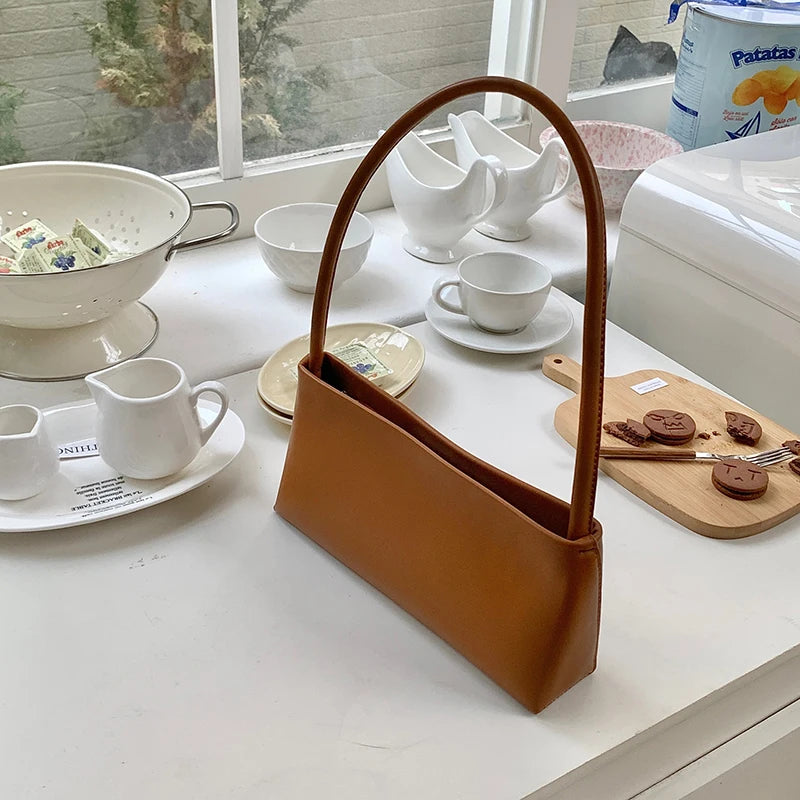 Vintage Casual Lady Shoulder Bag PU Leather