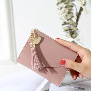 Heart-shaped Pendant Multi-functional Women's Wallet