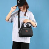 Women's Large Nylon Waterproof Crossbody Bag with Zipper Closure