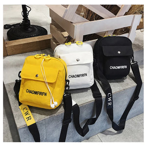 Net Red Canvas Bag Female Casual Student Shoulder Bag