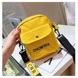 Net Red Canvas Bag Female Casual Student Shoulder Bag