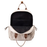 Women's Casual Nylon Backpack Large Capacity School Bag