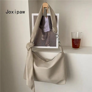 Nylon Shoulder Bag for Women Vintage Large Capacity Crossbody Bags