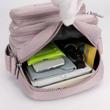 Casual Small Square Bag Lightweight Nylon Multi-compartment Mummy Bag