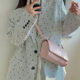 Pink Crossbody Bag Women Style Summer Female Shoulder Handbag