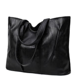Soft Leather Shoulder Bag Women Large Capacity Handbags