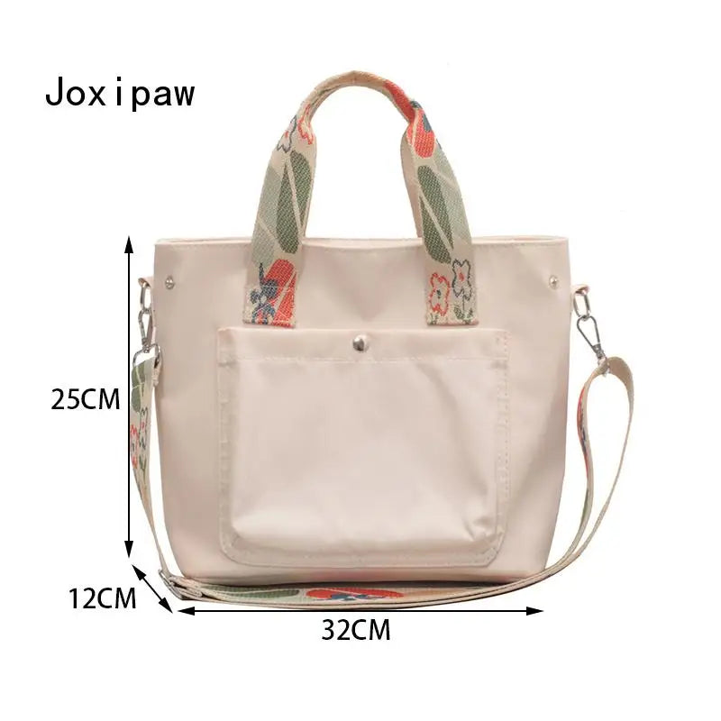 Vintage Large Capacity Shoulder Women Casual Tote Bag