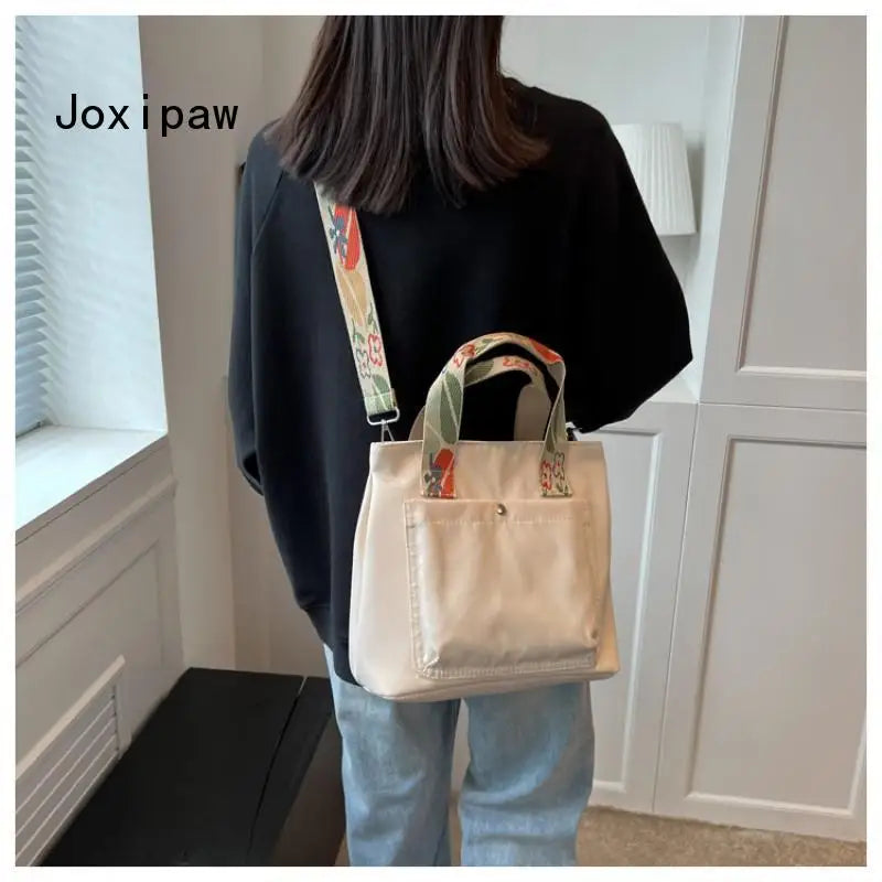 Vintage Large Capacity Shoulder Women Casual Tote Bag