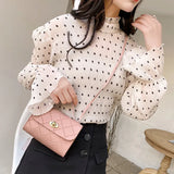 Casual Shoulder Bag PU Solid Female Messenger Bag Small Fresh Small Square Bag