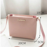 Retro Casual Shoulder Bag PU Three-dimensional Female Messenger Bag
