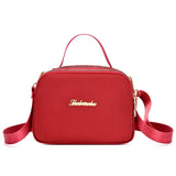 Canvas Small Square Shoulder Messenger Bag for Women