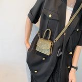 Sequins Crossbody Bag Small Handbag Mini Square Bag