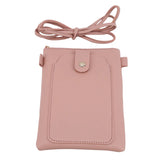 Small Mobile Phone Bag Pu Buckle Safety Shoulder Student Crossbody Bag