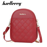 Small Plaid Women Bags Mini Phone Pocket Women Bag