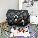Women's Small Shoulder Messenger Bag Chain Handbag