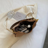 PU Leather Saddle Crossbody Bag for Women