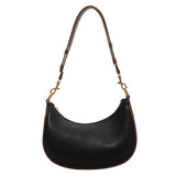 PU Leather Saddle Crossbody Bag for Women