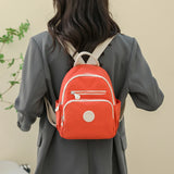 Small Women's Backpack Solid High Nylon Travel Bags Ladies Anti Theft Backpack