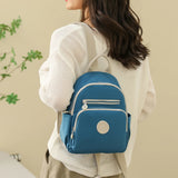 Small Women's Backpack Solid High Nylon Travel Bags Ladies Anti Theft Backpack