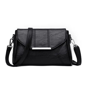 Women's Soft Crossbody PU Leather Handbag Shoulder Messenger Bag