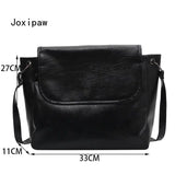 Soft Pu Leather Shoulder Bag for Women - Large Capacity