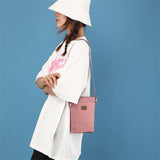Small Nylon Shoulder Bag for Women with Wallet and Phone Pocket