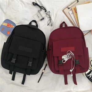 Nylon Waterproof Backpack Teenager Laptop Backbag School Bookbag Women Bag