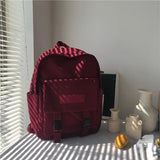 Nylon Waterproof Backpack Teenager Laptop Backbag School Bookbag Women Bag